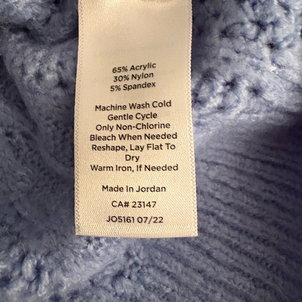 Talbots Pointelle Raglan Sweater - Picture 3 of 5